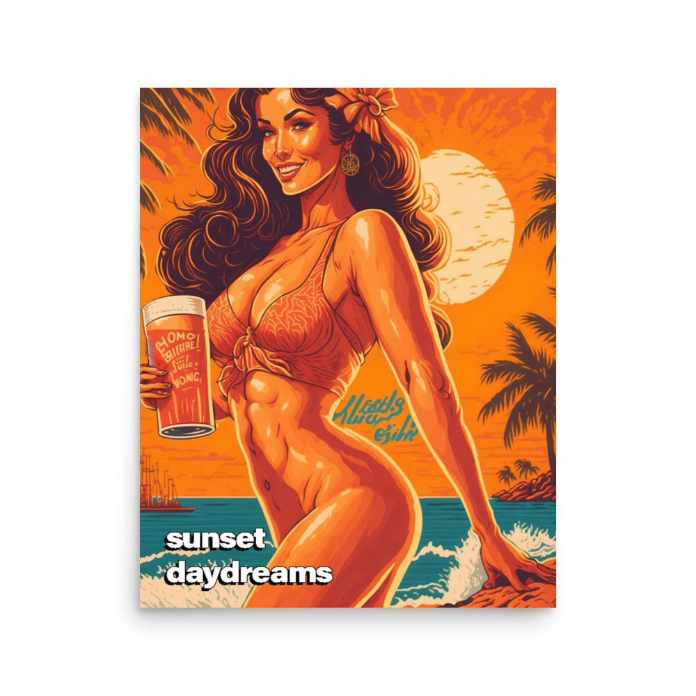 Vintage Style Beer Poster (16"x20")