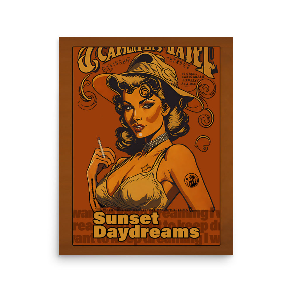 Vintage Style Cigarette Ad Poster (16"x20")