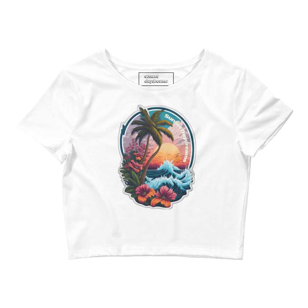 Crop Baby Tee - Island Dreams