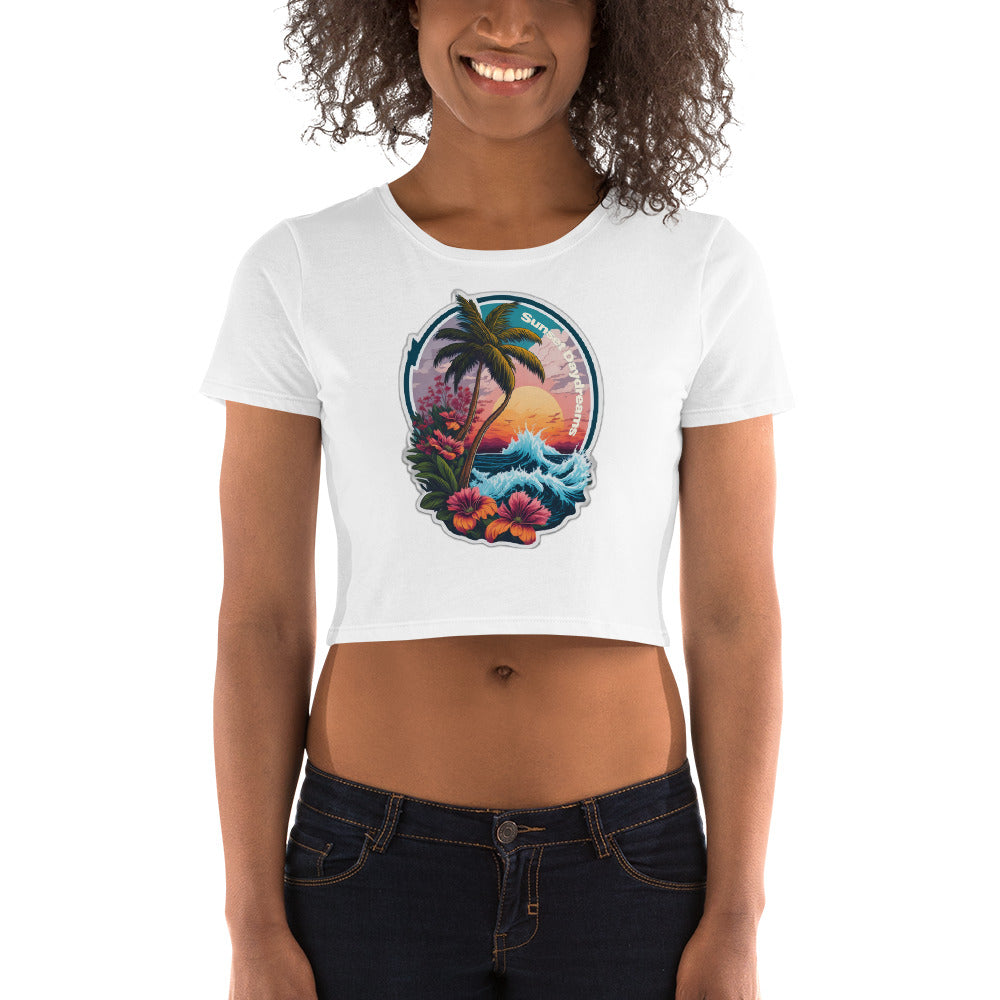 Crop Baby Tee - Island Dreams